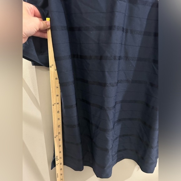 Antigua Polo Shirt Men’s Large Football Rams Short Sleeve Navy Blue Stripes - Picture 8 of 9